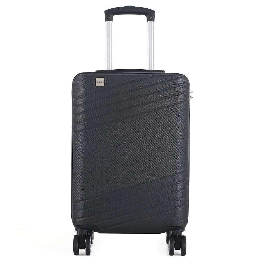 Чемодан маленький под ручную кладь Semi Line 20 (S) ABS-Plastic Black (T5789-1)