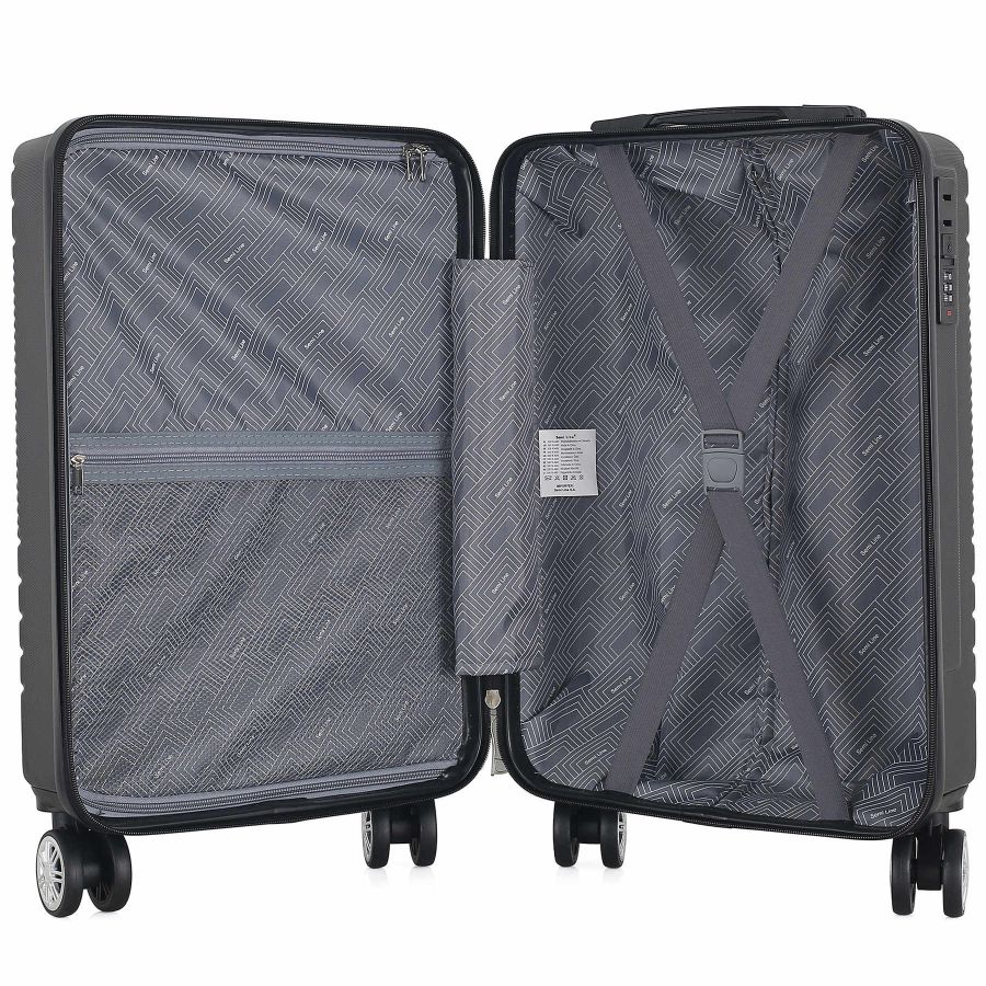 Чемодан маленький под ручную кладь Semi Line 20 (S) ABS-Plastic Black (T5789-1)