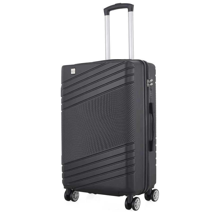 Чемодан средний Semi Line 24 дюйма (M) ABS-Plastic Black (T5789-2)