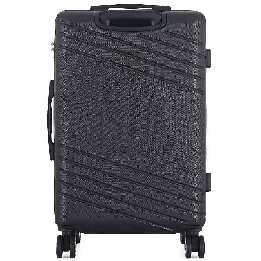 Чемодан средний Semi Line 24 дюйма (M) ABS-Plastic Black (T5789-2)