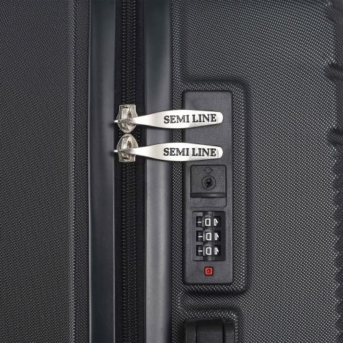 Чемодан средний Semi Line 24 дюйма (M) ABS-Plastic Black (T5789-2)