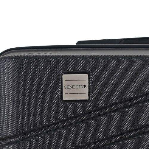 Чемодан средний Semi Line 24 дюйма (M) ABS-Plastic Black (T5789-2)
