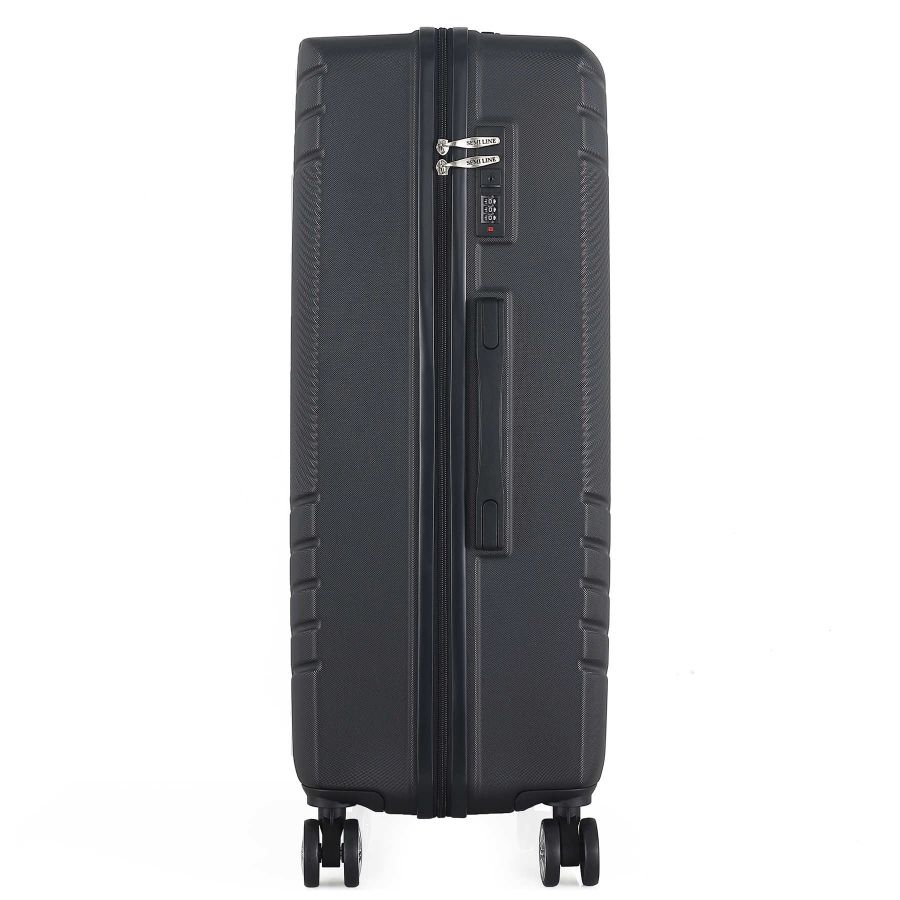 Чемодан большой Semi Line 28 дюймов (L) ABS-Plastic Black (T5789-3)