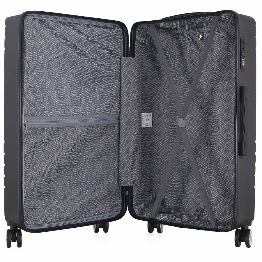 Чемодан большой Semi Line 28 дюймов (L) ABS-Plastic Black (T5789-3)