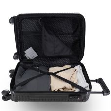 Чемодан Swissbrand Paris (M) Charcoal (SWB_LHPAR000M)