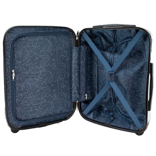 Чемодан малый ручная кладь Semi Line 20 (S) NASA ABS-пластик Серебро (T5797-1)