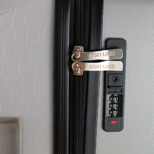 Чемодан большой Semi Line 28 дюймов (L) ABS-Plastic NASA Silver (T5797-3)