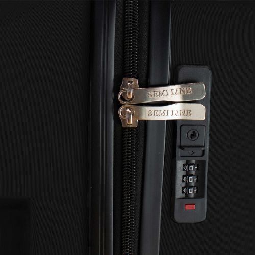 Чемодан маленький под ручную кладь Semi Line 20 (S) ABS-Plastic NASA Black (T5798-1)