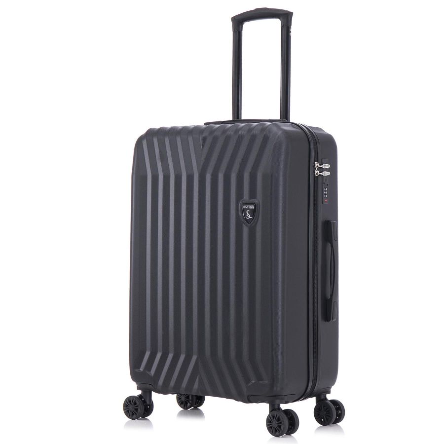 Чемодан средний  Semi Line 24 дюйма (M) ABS-Plastic  Black (T5854-2)
