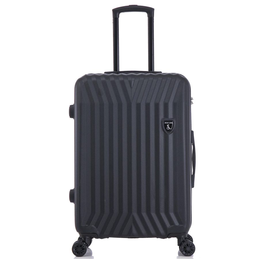 Чемодан средний  Semi Line 24 дюйма (M) ABS-Plastic  Black (T5854-2)