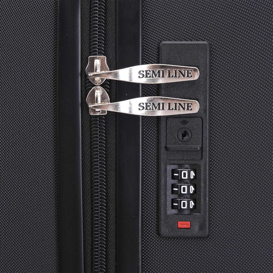 Чемодан большой Semi Line 28 дюймов (L) ABS-Plastic Black (T5854-3)