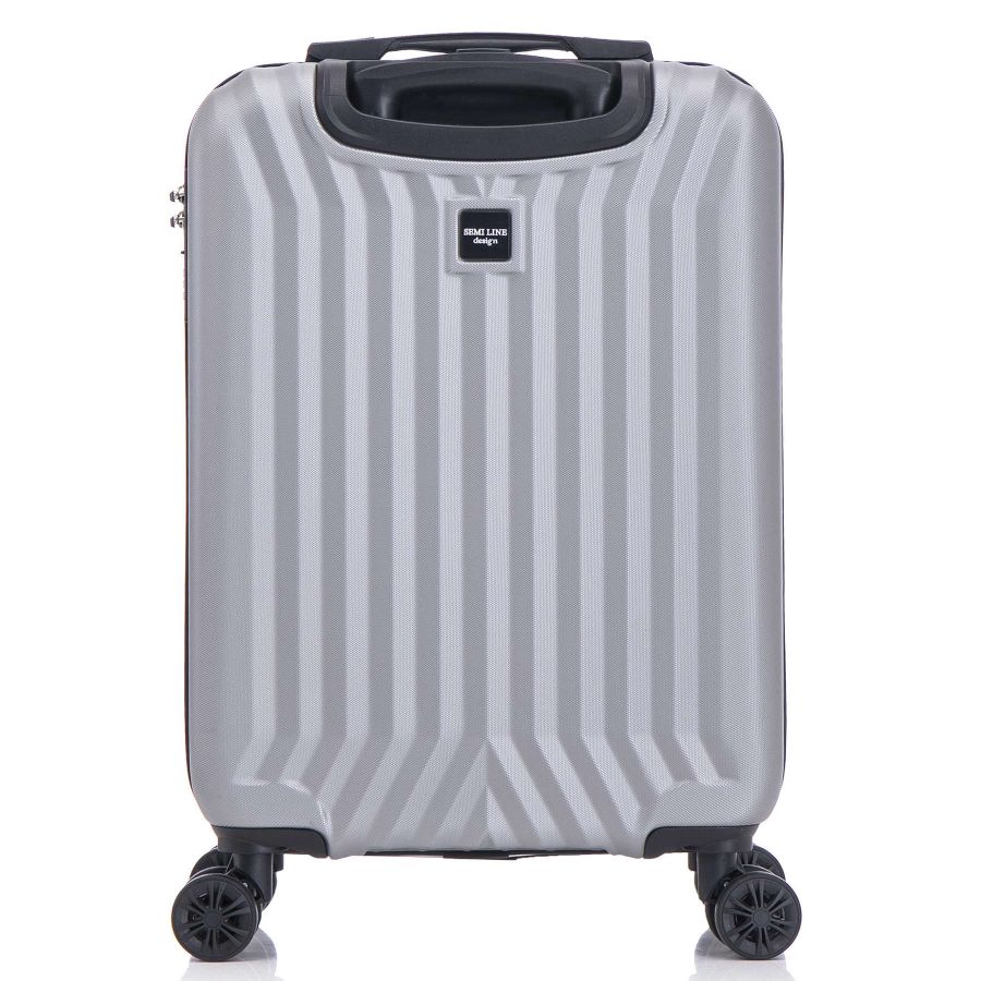 Чемодан маленький под ручную кладь Semi Line 20 (S) ABS-Plastic Grey (T5857-1)