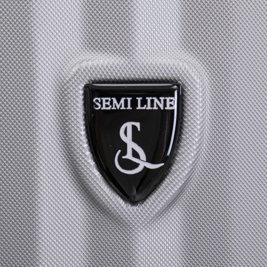 Чемодан маленький под ручную кладь Semi Line 20 (S) ABS-Plastic Grey (T5857-1)