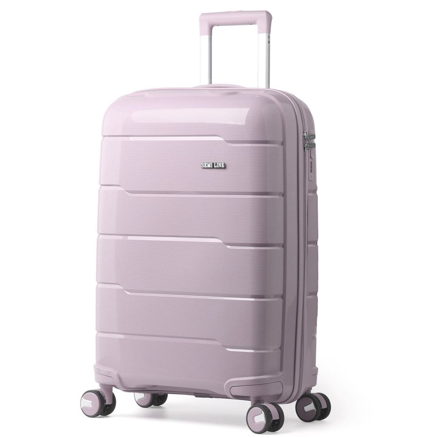 Чемодан маленький под ручную кладь Semi Line 20 (S) Polypropylene Light Pink (T5793-1)