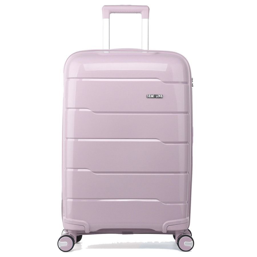 Чемодан маленький под ручную кладь Semi Line 20 (S) Polypropylene Light Pink (T5793-1)