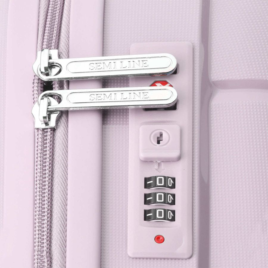 Чемодан маленький под ручную кладь Semi Line 20 (S) Polypropylene Light Pink (T5793-1)