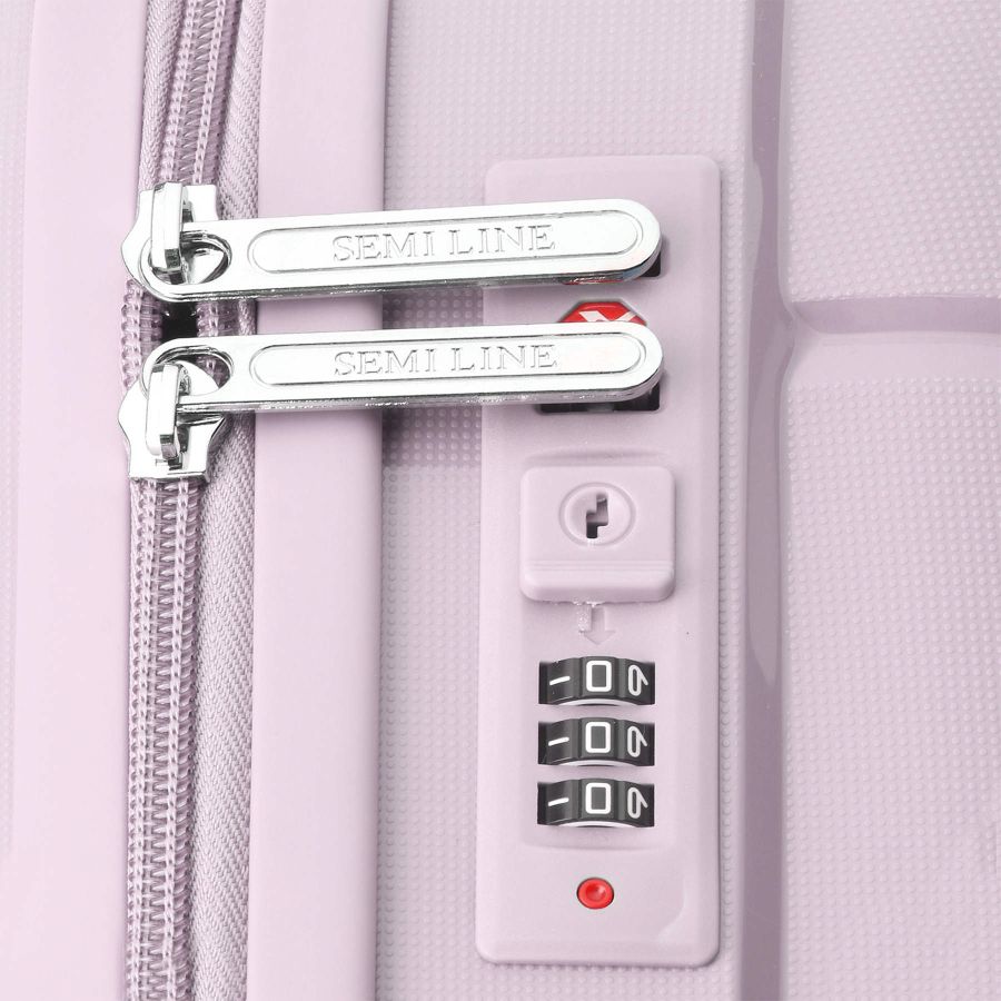 Чемодан средний Semi Line 24 дюйма (M) Polypropylene  Light Pink (T5793-2)