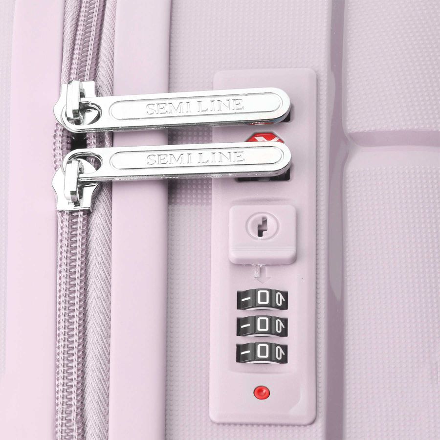Чемодан большой Semi Line 28 дюймов (L) Polypropylene Light Pink (T5793-3)