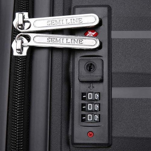 Чемодан маленький под ручную кладь Semi Line 20 (S) Полипропилен Black (T5794-1)