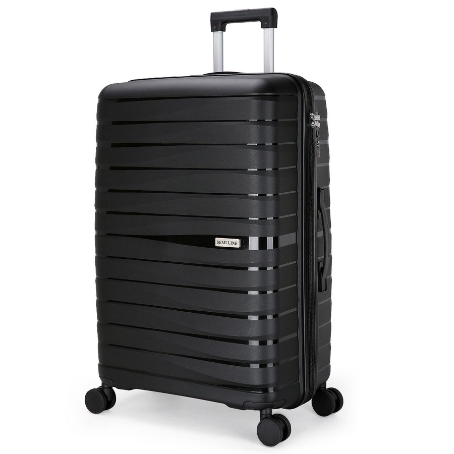 Чемодан большой Semi Line 28 дюймов (L) Polypropylene Black (T5794-3)