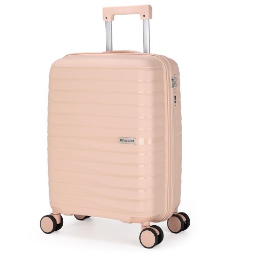 Чемодан маленький под ручную кладь Semi Line 20 (S) Полипропилен Beige (T5795-1)