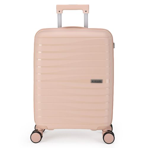 Чемодан маленький под ручную кладь Semi Line 20 (S) Полипропилен Beige (T5795-1)
