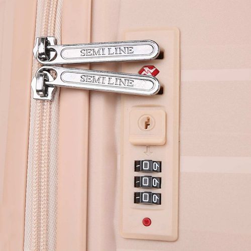 Чемодан маленький под ручную кладь Semi Line 20 (S) Полипропилен Beige (T5795-1)