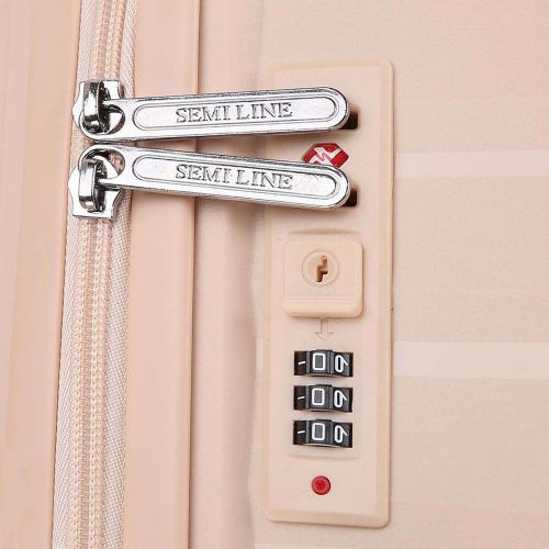 Чемодан средний Semi Line 24 дюйма (M) Polypropylene  Beige (T5795-2)
