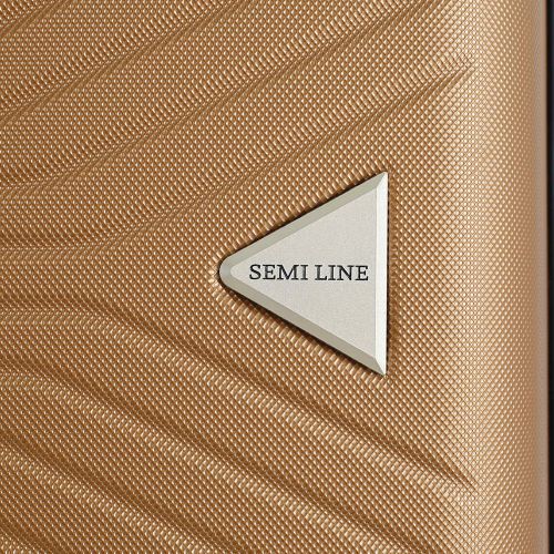 Чемодан маленький под ручную кладь Semi Line 20 (S) ABS-Plastic Brown (T5693-1)