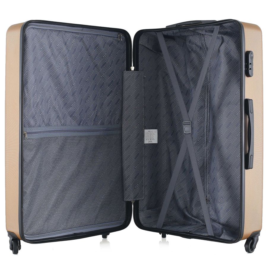 Чемодан большой Semi Line 28 дюймов (L) ABS-Plastic Brown (T5693-3)