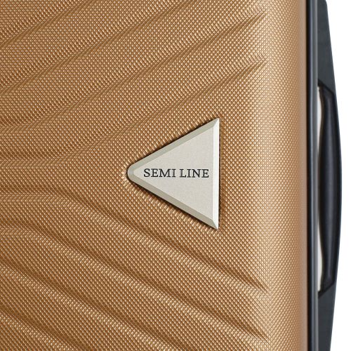 Чемодан большой Semi Line 28 дюймов (L) ABS-Plastic Brown (T5693-3)