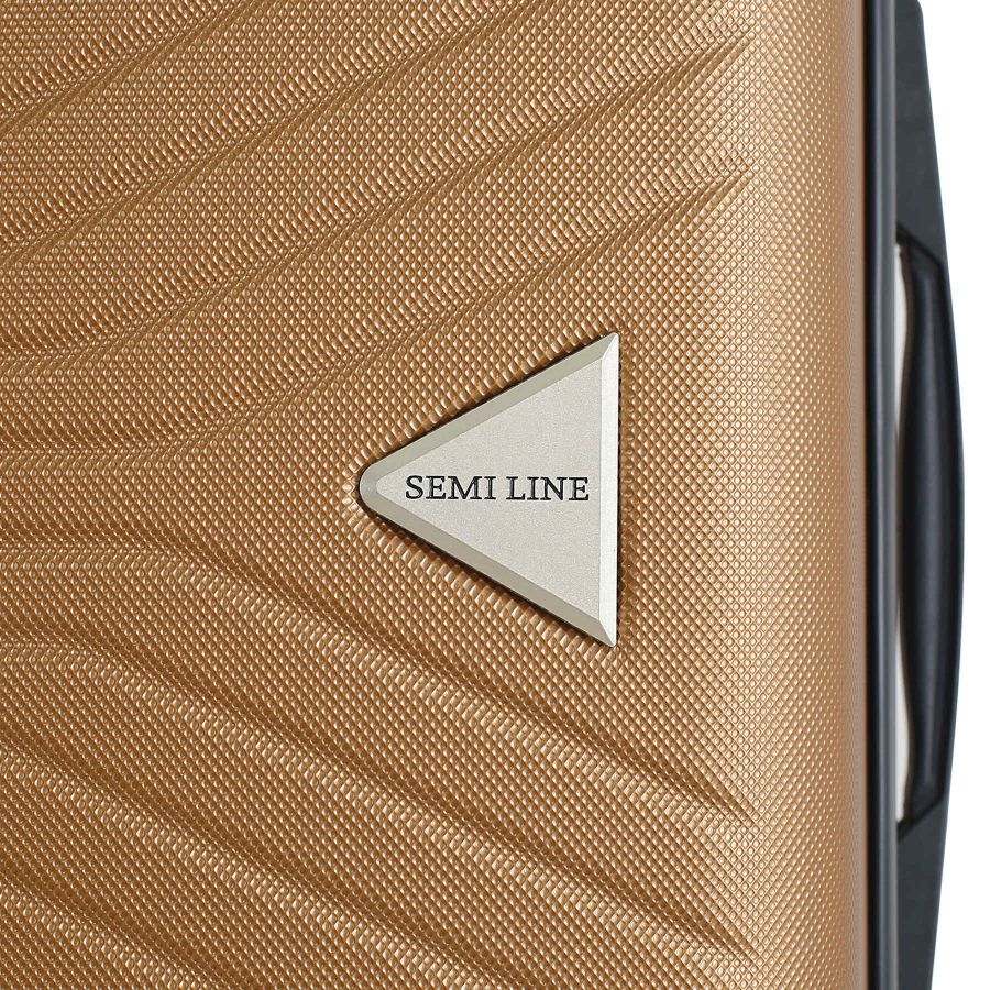 Чемодан большой Semi Line 28 дюймов (L) ABS-Plastic Brown (T5693-3)