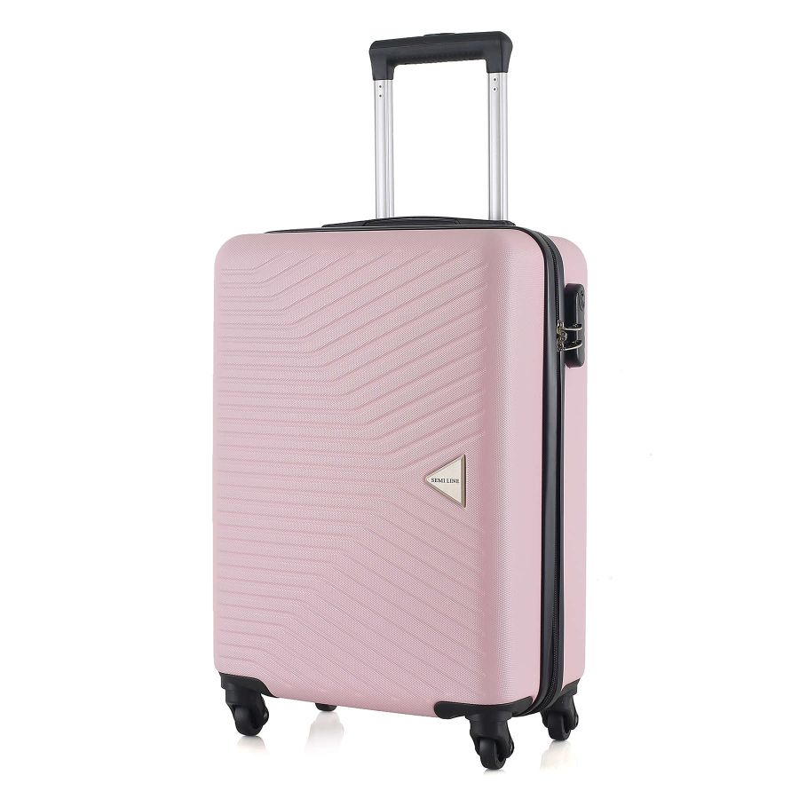 Чемодан маленький под ручную кладь Semi Line 20 (S) ABS-Plastic Rose (T5694-1)