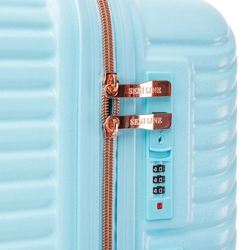 Чемодан маленький под ручную кладь Semi Line 20 (S) ABS-Plastic Light Blue (T5728-1)