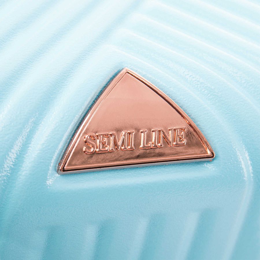 Чемодан средний Semi Line 24 дюйма (M) ABS-Plastic Light Blue (T5728-2)