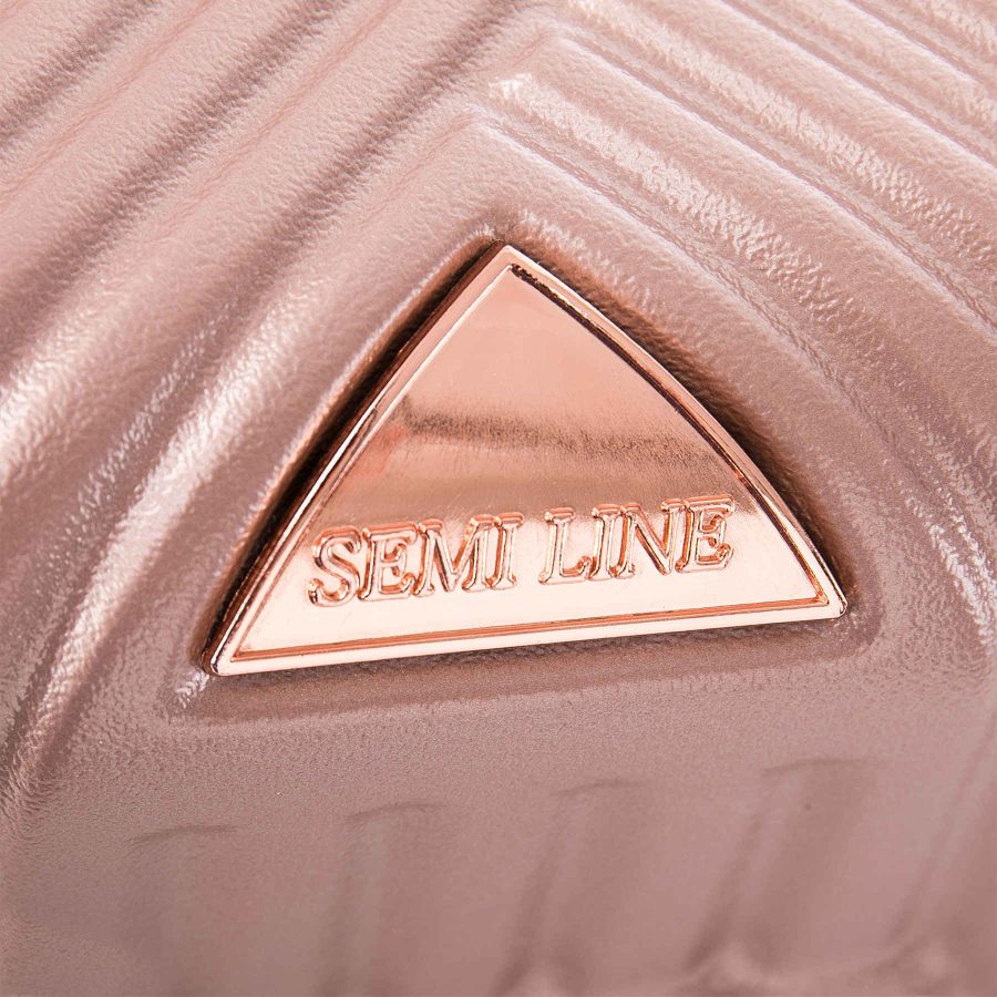 Чемодан большой Semi Line 28 дюймов (L) ABS-пластик Champagne (T5729-3)