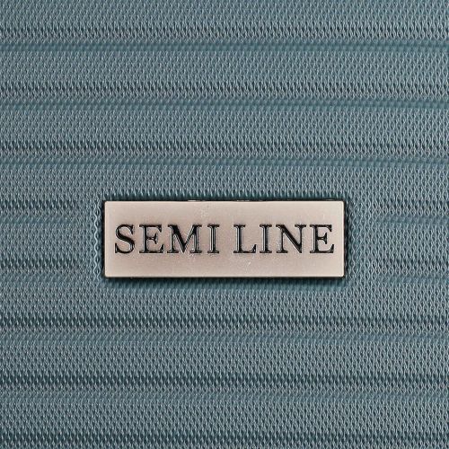 Чемодан Semi Line 18 (S) Green-Grey (T5584-1)