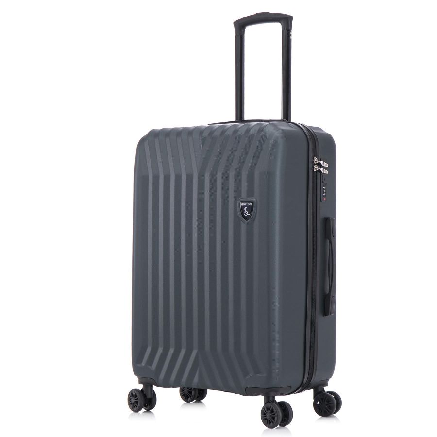 Чемодан средний Semi Line 24 дюйма (M) ABS-Plastic Navy-Green (T5859-2)