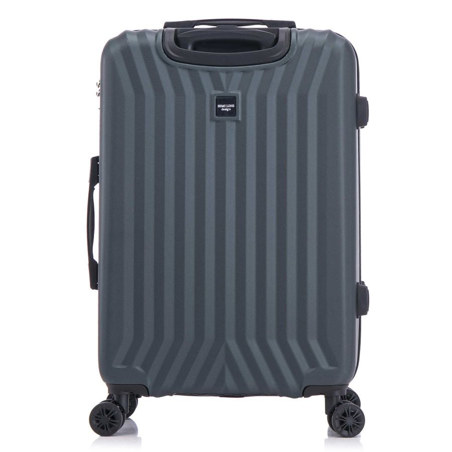 Чемодан средний Semi Line 24 дюйма (M) ABS-Plastic Navy-Green (T5859-2)