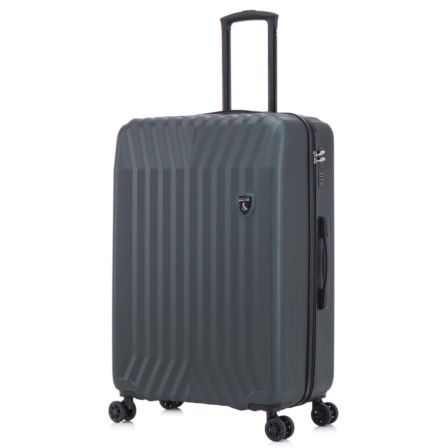 Чемодан большой Semi Line 28 дюймов (L) ABS-Plastic Navy-Green (T5859-3)