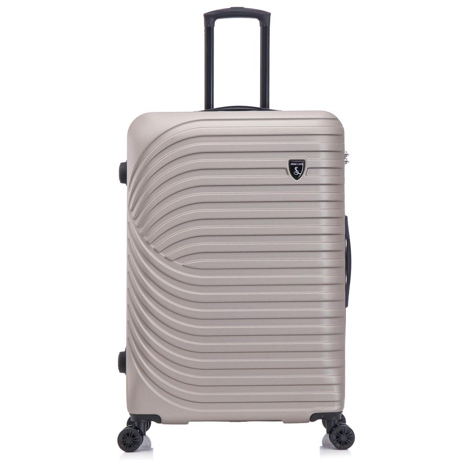 Чемодан средний Semi Line 24 дюйма (M) ABS-Plastic Champagne (T5864-2)