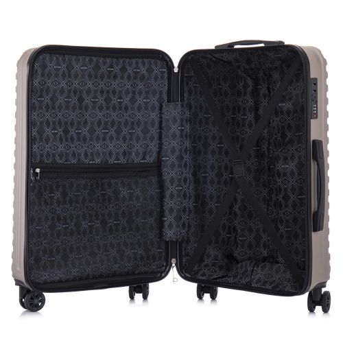 Чемодан средний Semi Line 24 дюйма (M) ABS-Plastic Champagne (T5864-2)