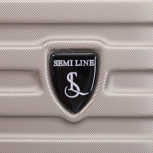 Чемодан средний Semi Line 24 дюйма (M) ABS-Plastic Champagne (T5864-2)