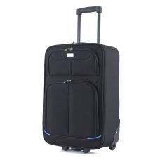 Чемодан Semi Line 20 дюймов (S) дюймов (S) Black/Blue Lines (T5753-1)
