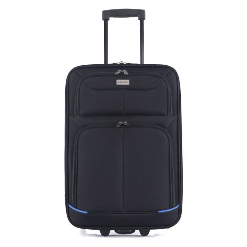 Чемодан Semi Line 20 (S) Black/Blue Lines (T5753-1)