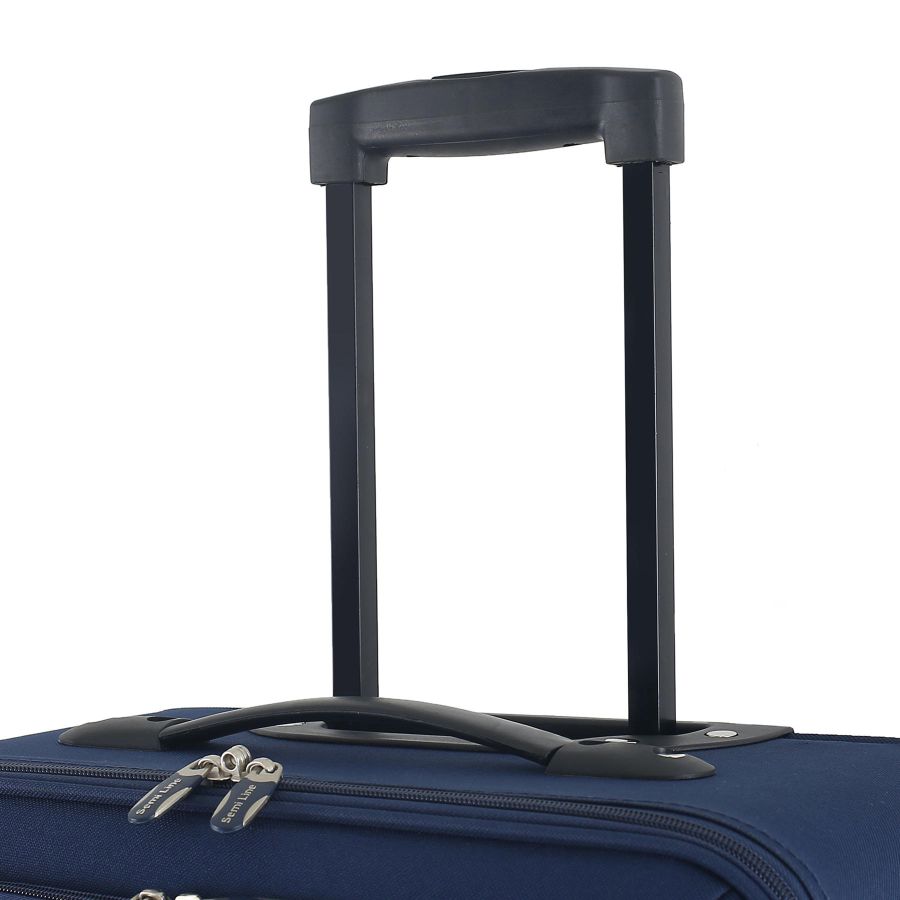 Чемодан средний Semi Line 24 дюйма (M) Polyester Blue/Green Lines (T5755-2)