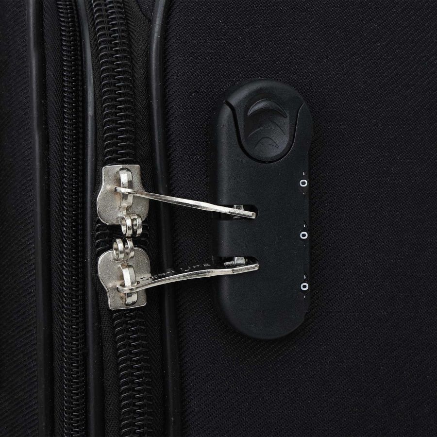 Чемодан большой Semi Line 28 дюймов (L) Polyester Black (T5771-3)