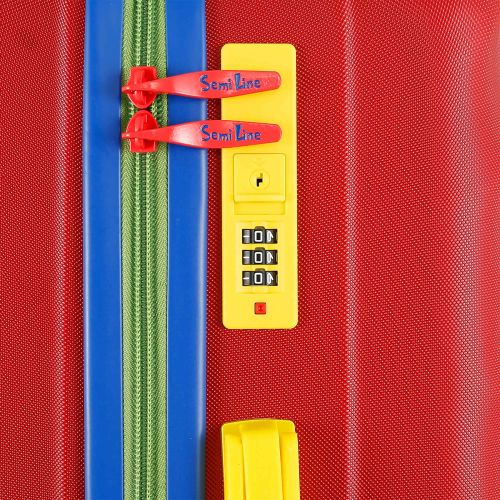 Чемодан средний Semi Line 24 дюйма (M) ABS-Plastic Red (T5802-2)