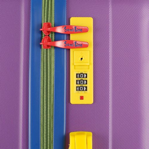 Чемодан большой Semi Line 28 дюймов (L) ABS-Plastic Purple (T5804-3)