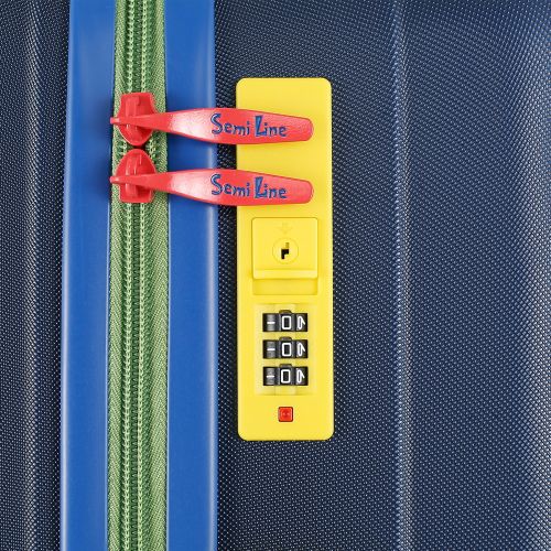 Чемодан малый для ручной клади Semi Line 20 (S) ABS-Plastic Blue (T5807-1)